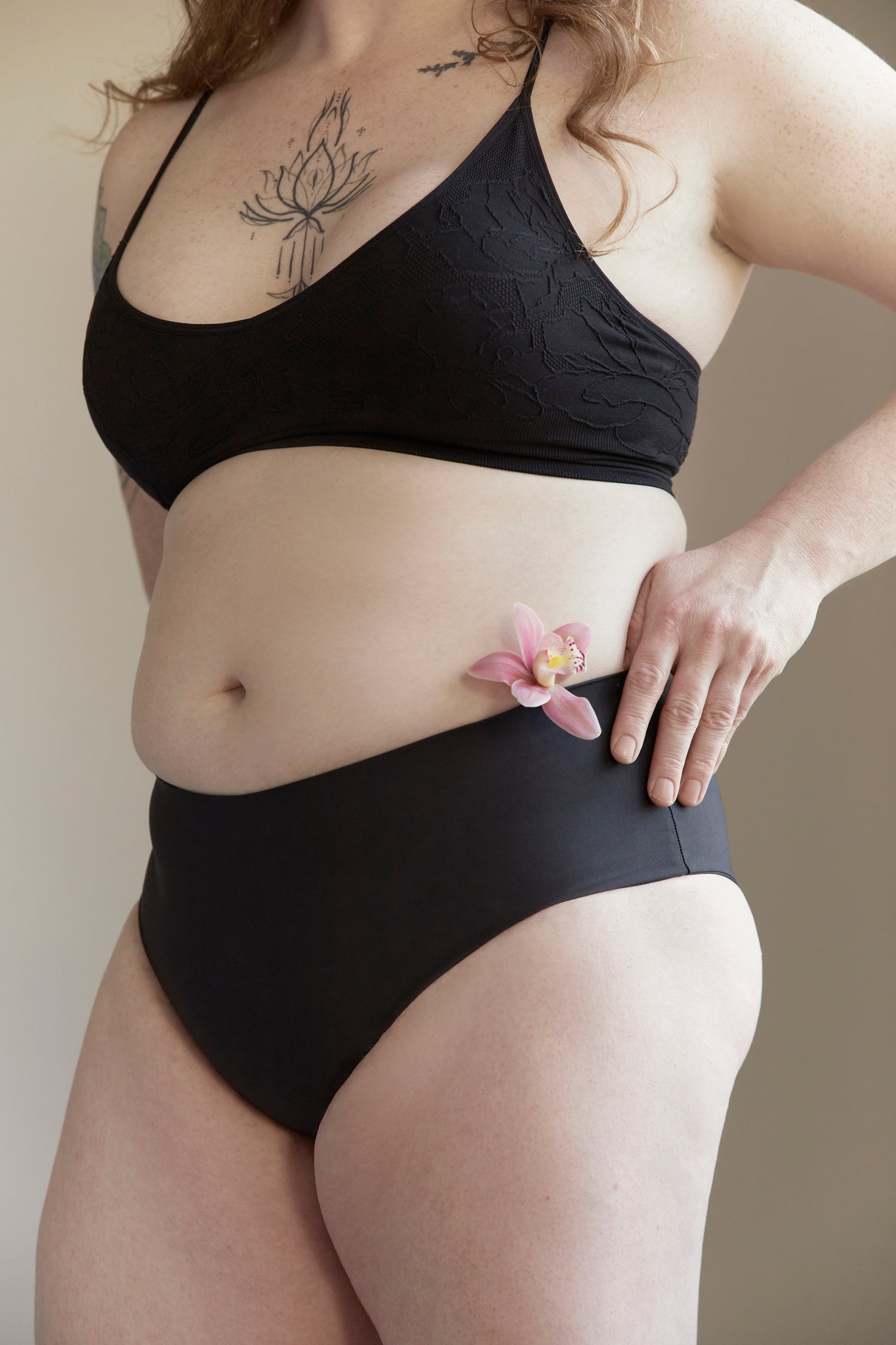 tucking underwear w high compression for a smooth finish, in solid black - for cross-dressers, lgbt, transfem for mtf