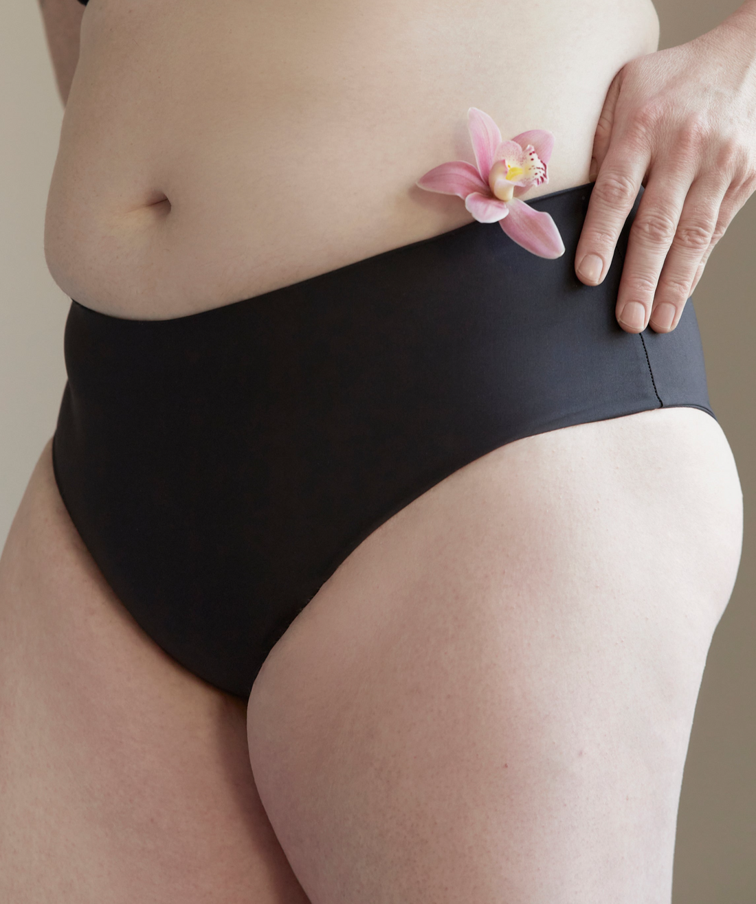 tucking underwear w high compression for a smooth finish, in solid black - for cross-dressers, lgbt, transfem for mtf