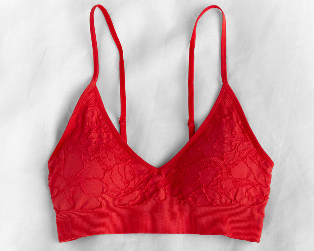 seamless jacquard knit bra bralette removable cups wireless male lingerie cross-dresser non-binary lgbt unisex lightweight