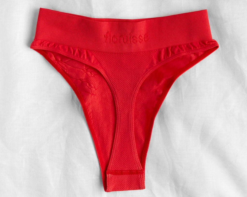 seamless jacquard knit thong tucking light compression custom male lingerie cross-dresser non-binary
