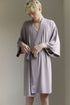 soft kimono style robe solid color modal blend comfortable pockets loungewear non-binary lgbt sexy gender inclusive 